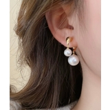 ダブルパール ゴールドピアス | Pumpkin  Port | 詳細画像5 