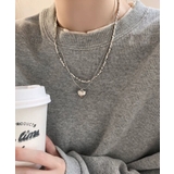 ハートヘッド ダブル ネックレス | Pumpkin Port | 詳細画像4