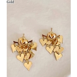 ゴールド | manyハートピアス | Pumpkin  Port