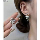 シルバー | manyハートピアス | Pumpkin  Port