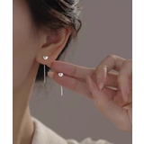 ミニシルバーハート アメリカンピアス | Pumpkin Port | 詳細画像3