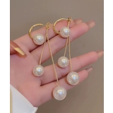 トリプルパール ロングピアス | Pumpkin Port | 詳細画像7