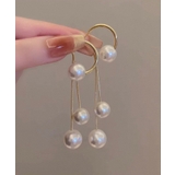 トリプルパール ロングピアス | Pumpkin Port | 詳細画像8