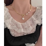 パール×チェーンネックレス | Pumpkin Port | 詳細画像2