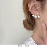 大粒3連フェイクパールピアス | RAKUku | 詳細画像4