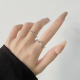 リングセット 2個セット シルバー レイヤードリング | RAKUku | 詳細画像2 