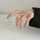 リングセット 2個セット シルバー レイヤードリング | RAKUku | 詳細画像4 