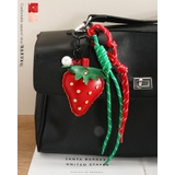 【大人気】いちご バッグチャーム キーリング ハート パール 韓国系 | RAKUku | 詳細画像1