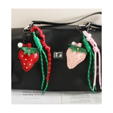 【大人気】いちご バッグチャーム キーリング ハート パール 韓国系 | RAKUku | 詳細画像4