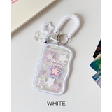 ホワイト | 5color カードケース キーリング | RAKUku