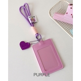 パープル | 5color カードケース フォトカードケース | RAKUku