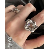 フラワー ウェーブ オープンリング | RAKUku | 詳細画像1 