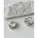 ウェーブ | フラワー ウェーブ オープンリング | RAKUku