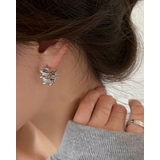 シルバー | ウェーブピアス フープピアス | RAKUku