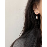 シルバー | 揺れる しずくピアス さりげない おしゃれ 大人 | RAKUku