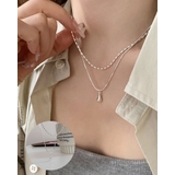 2連ネックレス 2重 ダブル しずく ボールチェーン | RAKUku | 詳細画像1 