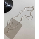 2連ネックレス 2重 ダブル しずく ボールチェーン | RAKUku | 詳細画像3 