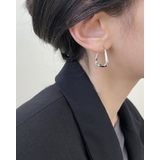 ツイストフープピアス スクエア ねじり | RAKUku | 詳細画像2 