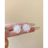 クリア | クリアフラワーピアス 両耳用 | RAKUku