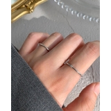 ワンストーンリング オープンリング シルバー ゴールド  | RAKUku | 詳細画像5 