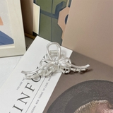 春 夏 リボン シルバー バンズクリップ 韓国ファッション | RAKUku | 詳細画像3