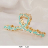 ミントブルー | 春 夏 ミントブルー ヘアクリップ バンズクリップ 韓国ファッション | RAKUku
