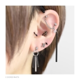 軟骨ピアス シンプルバージュエルロングバー棒揺れるスタイリッシュ ボディピアス | ボディピアス専門店凛RIN | 詳細画像10