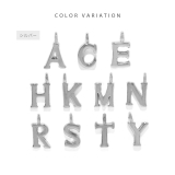 チャーム0019 イニシャル シルバー | ボディピアス専門店凛RIN | 詳細画像9