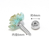 軟骨ピアス バラローズグリッターキラキラ 薔薇ストレートバーベル | ボディピアス専門店凛RIN | 詳細画像11 