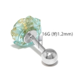 軟骨ピアス バラローズグリッターキラキラ 薔薇ストレートバーベル | ボディピアス専門店凛RIN | 詳細画像13 