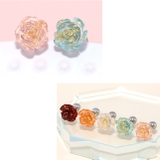 軟骨ピアス バラローズグリッターキラキラ 薔薇ストレートバーベル | ボディピアス専門店凛RIN | 詳細画像3 