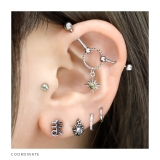 チャーム 誕生石カラースター ガラスアレンジパーツ | ボディピアス専門店凛RIN | 詳細画像10 