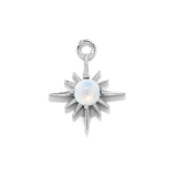 10月・オパール | チャーム 誕生石カラースター ガラスアレンジパーツ | ボディピアス専門店凛RIN