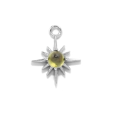 8月・ペリドット | チャーム 誕生石カラースター ガラスアレンジパーツ | ボディピアス専門店凛RIN