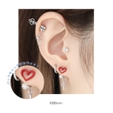 へそピアスボディピアス 定番 ヘソピアスへそピバナナバーベル | ボディピアス専門店凛RIN | 詳細画像14 