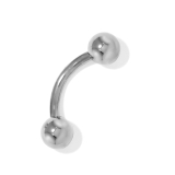 8mm×4mm | へそピアスボディピアス 定番 ヘソピアスへそピバナナバーベル | ボディピアス専門店凛RIN