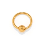 ゴールド | 軟骨ピアス 24金ピンクゴールドK24K18PGコーティングリングボール ボディ… | ボディピアス専門店凛RIN