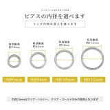 かわいいリングピアス キャッチレス ボディピアス | ボディピアス専門店凛RIN | 詳細画像32