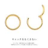 2個セットセグメントリング 軟骨ピアス 24K | ボディピアス専門店凛RIN | 詳細画像7