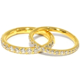 ゴールド | 2個セットセグメントリング 軟骨ピアス 24K | ボディピアス専門店凛RIN