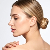 ボディピアス 24金セグメントリングフープ リングピアスピンクゴールド本物24K | ボディピアス専門店凛RIN | 詳細画像5 