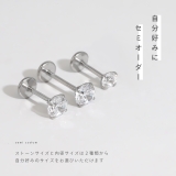 プッシュピアス ラブレットジュエルキラキラかわいい ボディピアス | ボディピアス専門店凛RIN | 詳細画像10 