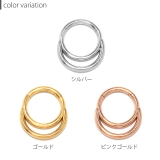 軟骨ピアス シンプル フープ | ボディピアス専門店凛RIN | 詳細画像9 