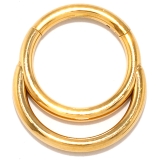 ゴールド | 軟骨ピアス シンプル フープ | ボディピアス専門店凛RIN