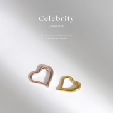 軟骨ピアス ハートワンタッチ セグメントクリッカー24金ピンクゴールド | ボディピアス専門店凛RIN | 詳細画像3