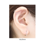 軟骨ピアス フープピアス パールワンタッチ | ボディピアス専門店凛RIN | 詳細画像14 