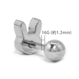 軟骨ピアス かわいいうさぎラビット ラパンジュエルキュート金属アレルギー対応 | ボディピアス専門店凛RIN | 詳細画像13 