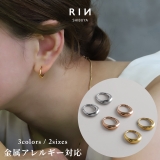 ピアスフープドロップ ワンタッチピアスシンプルリングピアス アクセサリー | ボディピアス専門店凛RIN | 詳細画像1 