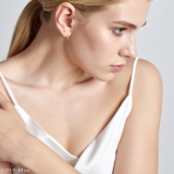 ピアスフープ ドロップワンタッチピアス シンプルK24PG | ボディピアス専門店凛RIN | 詳細画像15 