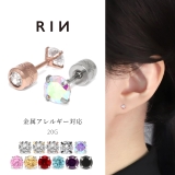 軟骨ピアス ジュエルストーンキュービックジルコニア リバーシブル上品 | ボディピアス専門店凛RIN | 詳細画像1 